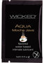 Wicked Aqua Flavored Water Based Foil Packs Mocha Java .10 Ounce 144 Each Per Bag